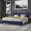 image:imageFlash Furniture Bedford Tufted Upholstered King Size Headboard in Black FabricNavy
