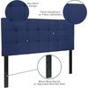 image:imageFlash Furniture Bedford Tufted Upholstered King Size Headboard in Black FabricNavy
