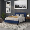 image:imageFlash Furniture Bedford Tufted Upholstered King Size Headboard in Black FabricNavy