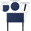 image:imageFlash Furniture Bedford Tufted Upholstered King Size Headboard in Black FabricNavy