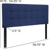 image:imageFlash Furniture Bedford Tufted Upholstered King Size Headboard in Black FabricNavy