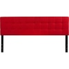 image:imageFlash Furniture Bedford Tufted Upholstered King Size Headboard in Black FabricRed