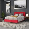 image:imageFlash Furniture Bedford Tufted Upholstered King Size Headboard in Black FabricRed