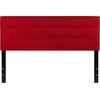 image:imageFlash Furniture Bedford Tufted Upholstered King Size Headboard in Black FabricRed