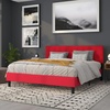 image:imageFlash Furniture Bedford Tufted Upholstered King Size Headboard in Black FabricRed