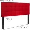 image:imageFlash Furniture Bedford Tufted Upholstered King Size Headboard in Black FabricRed