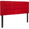 image:imageFlash Furniture Bedford Tufted Upholstered King Size Headboard in Black FabricRed