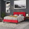 image:imageFlash Furniture Bedford Tufted Upholstered King Size Headboard in Black FabricRed