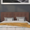 image:imageFlash Furniture Bedford Tufted Upholstered Queen Size Headboard in Dark Brown Fabric