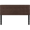 image:imageFlash Furniture Bedford Tufted Upholstered Queen Size Headboard in Dark Brown Fabric
