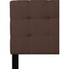 image:imageFlash Furniture Bedford Tufted Upholstered Queen Size Headboard in Dark Brown Fabric