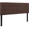 image:imageFlash Furniture Bedford Tufted Upholstered Queen Size Headboard in Dark Brown Fabric