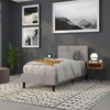 image:imageFlash Furniture Bedford Tufted Upholstered Twin Size Headboard in Light Gray Fabric