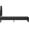image:imageFlash Furniture Brighton Fabric Arched Tufted Upholstered King Size Platform Bed Modern LowProfile King Bed Frame with Headboard BeigeBlack