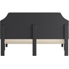 image:imageFlash Furniture Brighton Fabric Arched Tufted Upholstered King Size Platform Bed Modern LowProfile King Bed Frame with Headboard BeigeDark Gray