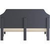 image:imageFlash Furniture Brighton Fabric Arched Tufted Upholstered King Size Platform Bed Modern LowProfile King Bed Frame with Headboard BeigeLight Gray