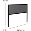 image:imageFlash Furniture Bristol Metal Tufted Upholstered Full Size Headboard in Dark Gray Fabric