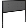 image:imageFlash Furniture Bristol Metal Tufted Upholstered Full Size Headboard in Dark Gray Fabric