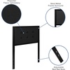 image:imageFlash Furniture Bristol Metal Tufted Upholstered King Size Headboard in Black FabricBlack