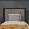 image:imageFlash Furniture Bristol Metal Tufted Upholstered King Size Headboard in Black FabricDark Gray