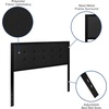 image:imageFlash Furniture Bristol Metal Tufted Upholstered Queen Size Headboard in Black Fabric
