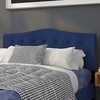 image:imageFlash Furniture Cambridge Button Tufted and Diamond Stitched Upholstered Queen Size Headboard in Navy Fabric