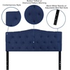 image:imageFlash Furniture Cambridge Button Tufted and Diamond Stitched Upholstered Queen Size Headboard in Navy Fabric