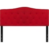 image:imageFlash Furniture Cambridge Tufted Upholstered Full Size Headboard in Light Gray FabricRed