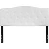 image:imageFlash Furniture Cambridge Tufted Upholstered Headboard for Full Size Bed Contemporary Fabric Tufted Headboard with Adjustable Height White