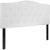 image:imageFlash Furniture Cambridge Tufted Upholstered Headboard for Full Size Bed Contemporary Fabric Tufted Headboard with Adjustable Height White