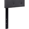 image:imageFlash Furniture Cambridge Tufted Upholstered Headboard for Queen Size Bed Contemporary Fabric Tufted Headboard with Adjustable Height Dark Gray