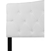 image:imageFlash Furniture Cambridge Tufted Upholstered Headboard for Queen Size Bed Contemporary Fabric Tufted Headboard with Adjustable Height White