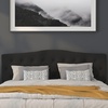 image:imageFlash Furniture Cambridge Tufted Upholstered King Size Headboard in Black Fabric