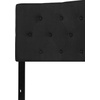 image:imageFlash Furniture Cambridge Tufted Upholstered King Size Headboard in Black Fabric