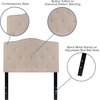 image:imageFlash Furniture Cambridge Tufted Upholstered Twin Size Headboard in Beige FabricBeige