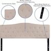 image:imageFlash Furniture Cambridge Tufted Upholstered Twin Size Headboard in Beige FabricBeige
