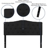 image:imageFlash Furniture Cambridge Tufted Upholstered Twin Size Headboard in Beige FabricBlack