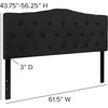 image:imageFlash Furniture Cambridge Tufted Upholstered Twin Size Headboard in Beige FabricBlack