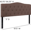 image:imageFlash Furniture Cambridge Tufted Upholstered Twin Size Headboard in Beige FabricCamel