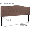image:imageFlash Furniture Cambridge Tufted Upholstered Twin Size Headboard in Beige FabricCamel