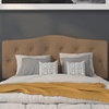 image:imageFlash Furniture Cambridge Tufted Upholstered Twin Size Headboard in Beige FabricDark Brown