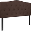 image:imageFlash Furniture Cambridge Tufted Upholstered Twin Size Headboard in Beige FabricDark Brown