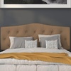 image:imageFlash Furniture Cambridge Tufted Upholstered Twin Size Headboard in Beige FabricDark Brown