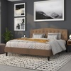 image:imageFlash Furniture Cambridge Tufted Upholstered Twin Size Headboard in Beige FabricDark Brown