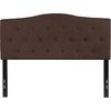 image:imageFlash Furniture Cambridge Tufted Upholstered Twin Size Headboard in Beige FabricDark Brown