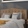 image:imageFlash Furniture Cambridge Tufted Upholstered Twin Size Headboard in Beige FabricDark Brown