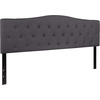 image:imageFlash Furniture Cambridge Tufted Upholstered Twin Size Headboard in Beige FabricDark Gray