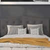 image:imageFlash Furniture Cambridge Tufted Upholstered Twin Size Headboard in Beige FabricDark Gray
