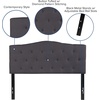image:imageFlash Furniture Cambridge Tufted Upholstered Twin Size Headboard in Beige FabricDark Gray