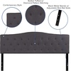 image:imageFlash Furniture Cambridge Tufted Upholstered Twin Size Headboard in Beige FabricDark Gray